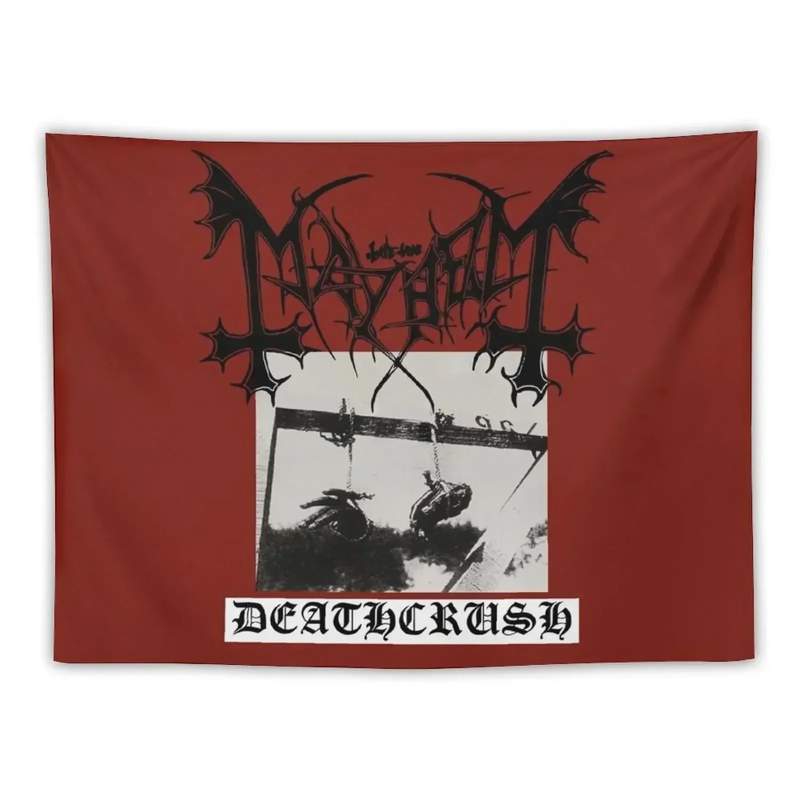 DEATHCRUSH Tapestry Japanese Room Decor Wallpaper Bedroom Tapestry