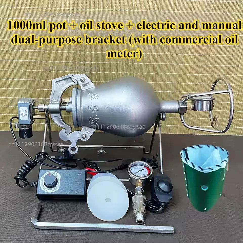1000ml Home Popcorn Machine Commercial Popcorn Machine Grain Amplifier Commercial Traditional Hand-cranked Popcorn Machine