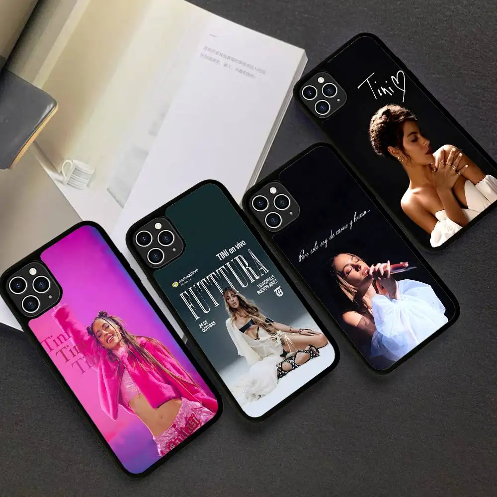 Capa Traseira Rígida para Celular Singer T-TINI M-Martina para iPhone 17 16 Pro Max Air 15 14 13 12 Mini Plus 11 em PC+TPU