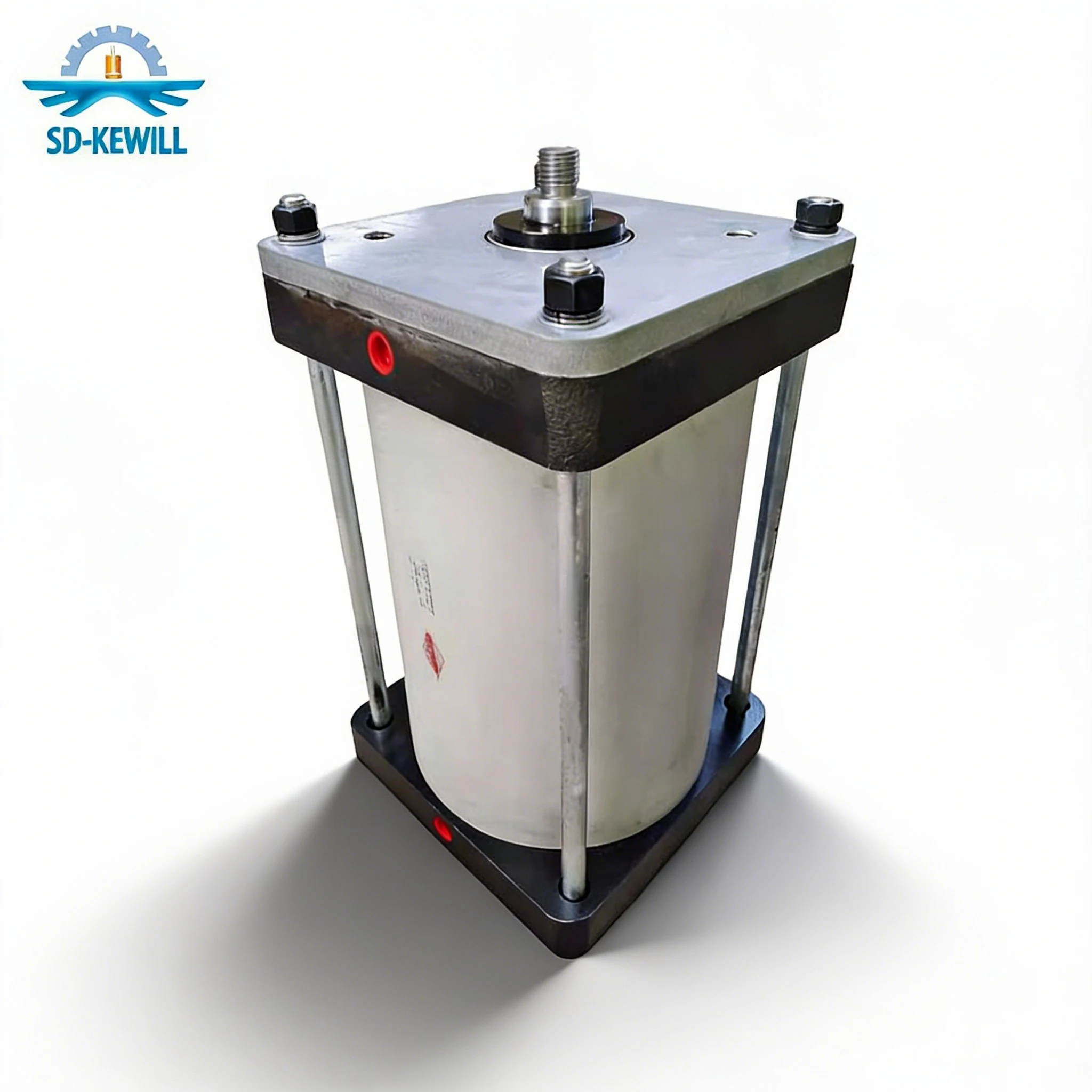 Aluminum Piston Double-acting Pneumatic Cylinder With Bearing Gear Components  Certified 1 Year Warranty Sale
