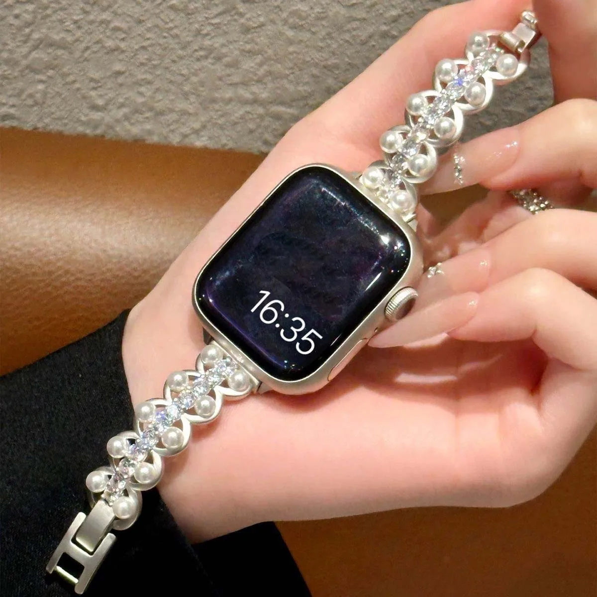 

Часы Pearl Series 10, 42 мм, ремешки, летние ремешки для часов, аксессуары для женских наручных часов, ремешок для часов, браслеты Y2K