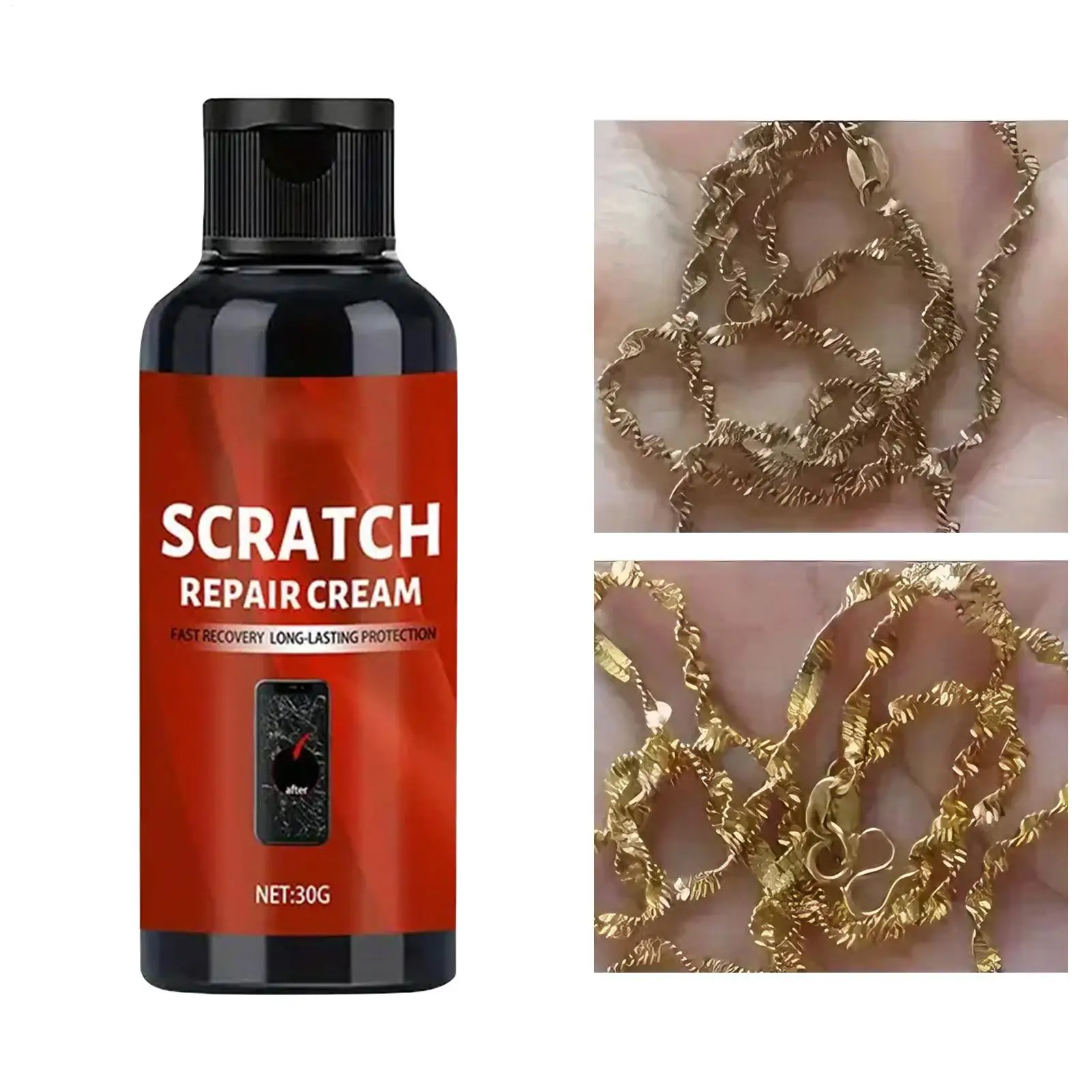 Lens Scratch Remover Gentle Polishing Quick Fix Phone Screen Scratch Repair Kit for Restoration Maintenance Care Watch Cellphone