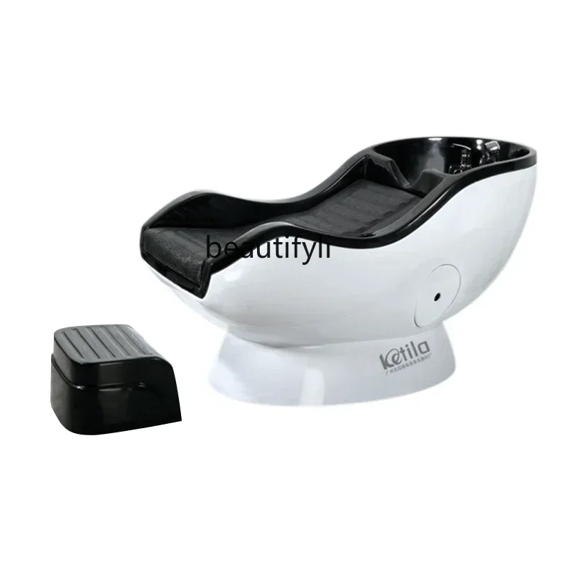 Japanese Barber Shop Shampoo Chair for Hair Salon Half Lying Salon Sitting Beauty Flushing Bed