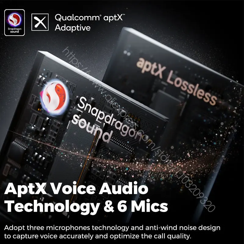 QCC3084 Cavo adattatore MMCX wireless Bluetooth a 4 fili LDAC con controller microfono per SE215 SE315 SE535 SE846 per Sennheiser IE300