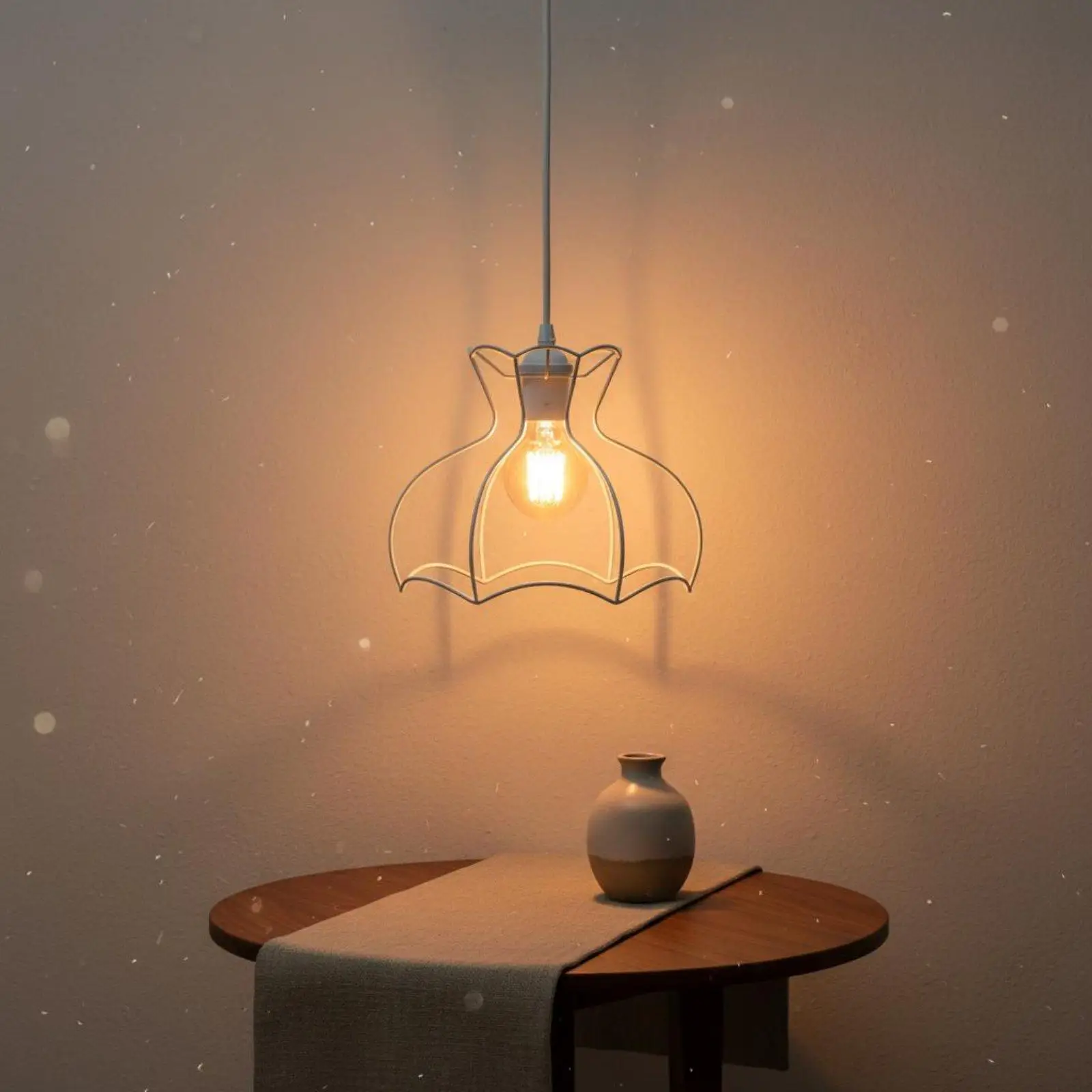 Fabric Lamp Shade DIY Lamp Frame Vintage Lampshade Base for Creative Lighting Projects and Home Decor