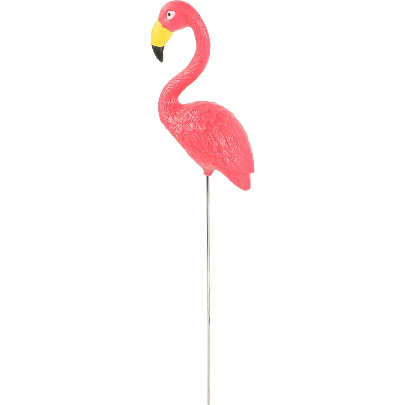 

Simulated Flamingo Ornaments S Size Resin Lifelike Garden Outdoor Lawn Decoration Home Office Flower Pot Ornament