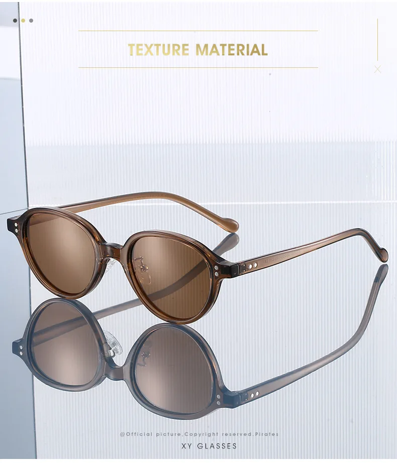 Mode Schlanke Polarisierte Sonnenbrille Frauen Oval TAC Fahren Reise Sonnenbrille Marke Designer Ultra Licht Casual Shades Damen – Detail 2
