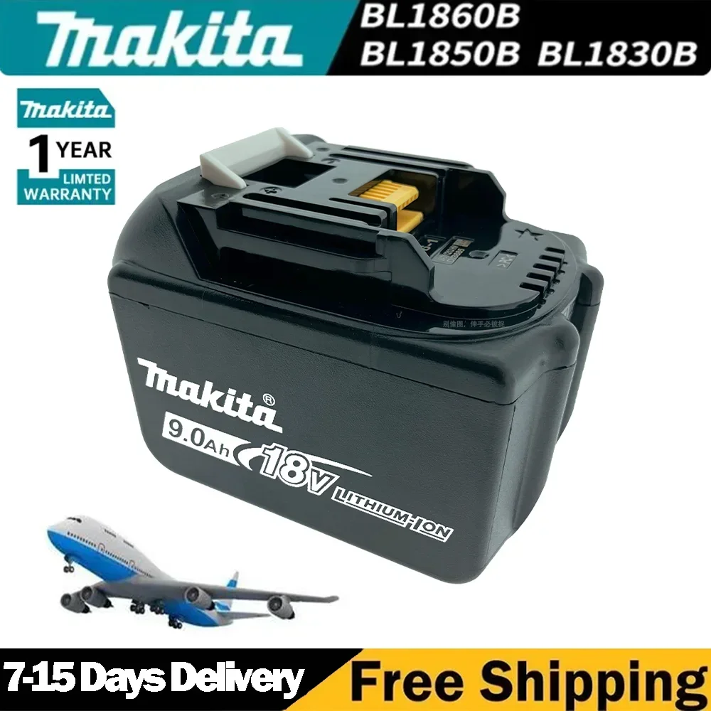 

Original Makita 5Ah/6Ah//9Ah for Makita 18V Battery BL1830B BL1850B BL1850 BL1840 BL1860 BL1815 Replacement Lithium Battery