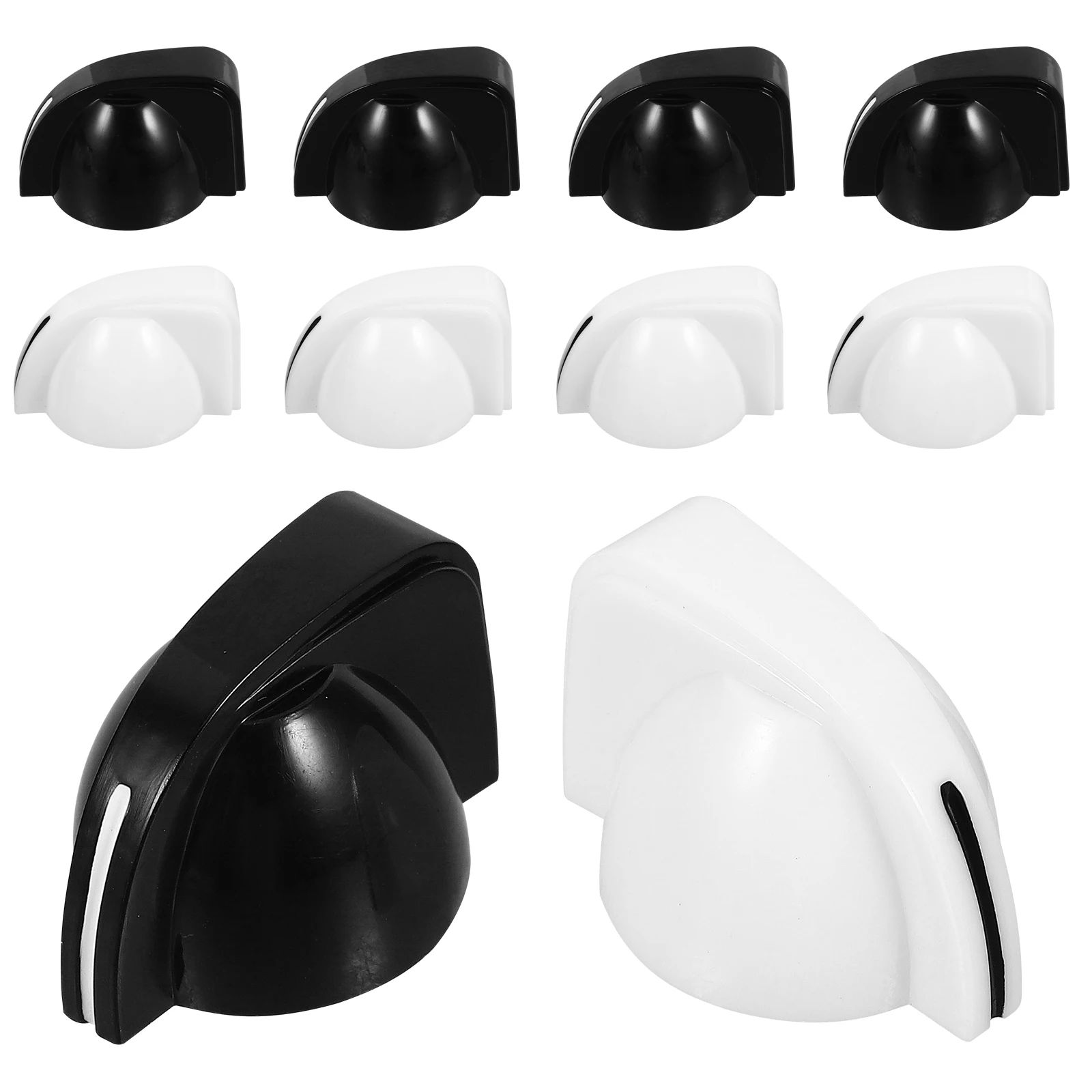 

10 Pcs Potentiometer Knob Adjustable Volume Cover Electric Guitar Knobs Adjustment Plastic Amplifier Replacement Control