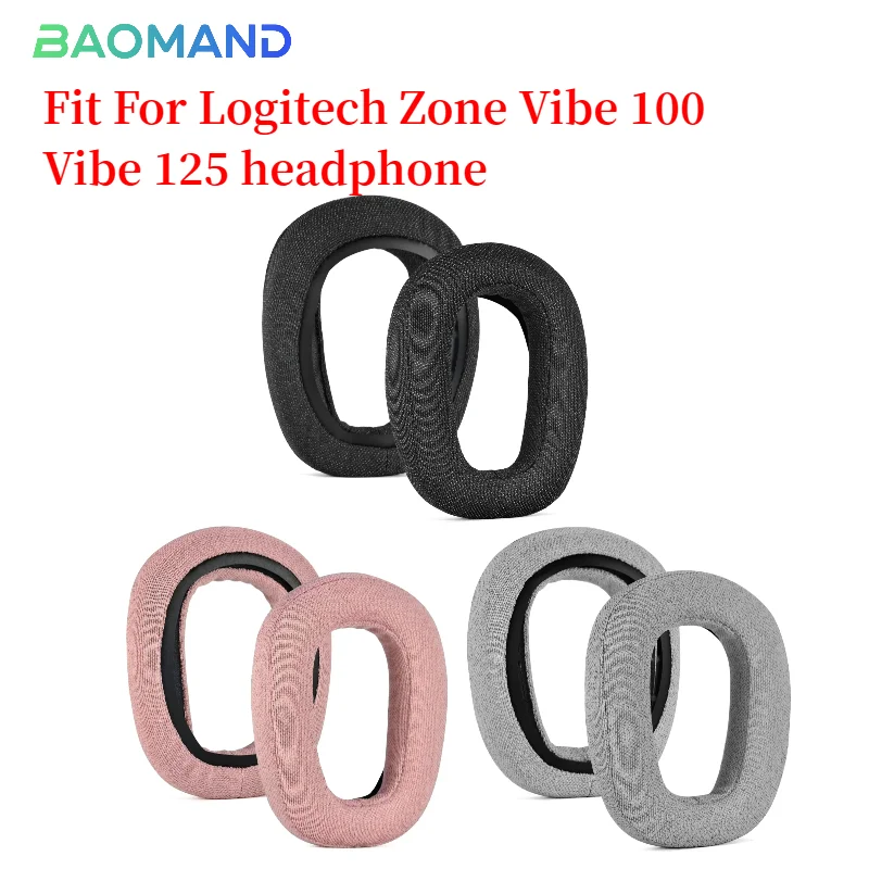 

1 Pair Replacement Foam Ear Pads Pillow Cushion Cover for Logitech Zone Vibe 100 Vibe 125 Headphone Headset
