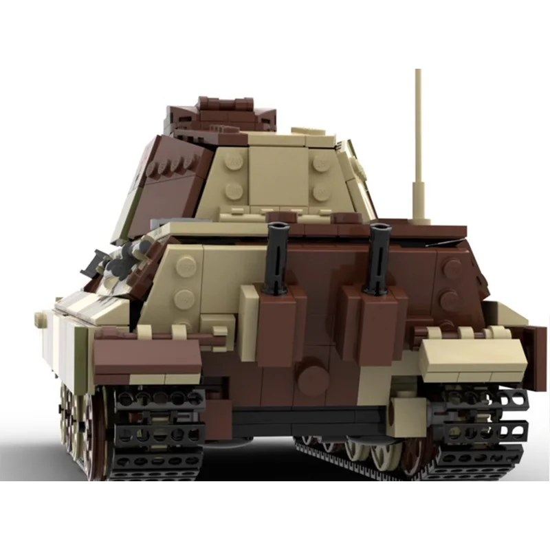 World 2 Tiger II Heavy‑Tank Building Blocks Set Highly‑Detailed Historical Military Replica Model Wargame Toy for Hobbyists