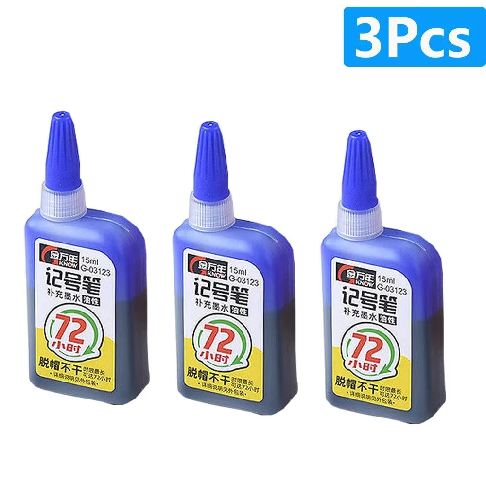 1-6 Stuks 45mm Waterdichte Lange Hoofdpunt Diepgat Markers Pen Tegel Timmerman Pen Multifunctioneel voor Houtbewerking Zwart/Blauw/Rode Inkt
