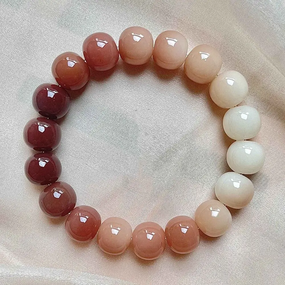 Gift Stretchable Elastic Lucky Jewelry High Throw Wrapped around Fingers Soft Bodhi Root Bracelet Bracelet Buddha Bead Gradual