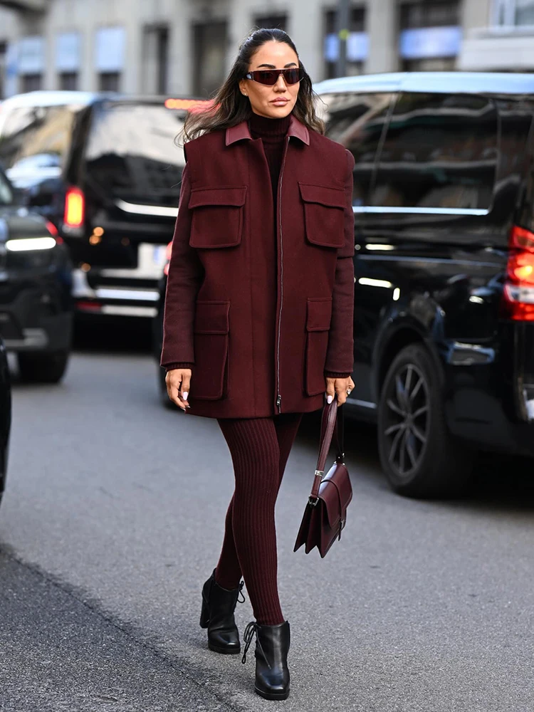 

Повседневный шерстяной жилет, женский осенний жилет для отдыха, рабочая одежда с v-образным вырезом, функциональный жилет без пуговиц, однотонный, для поездок на работу