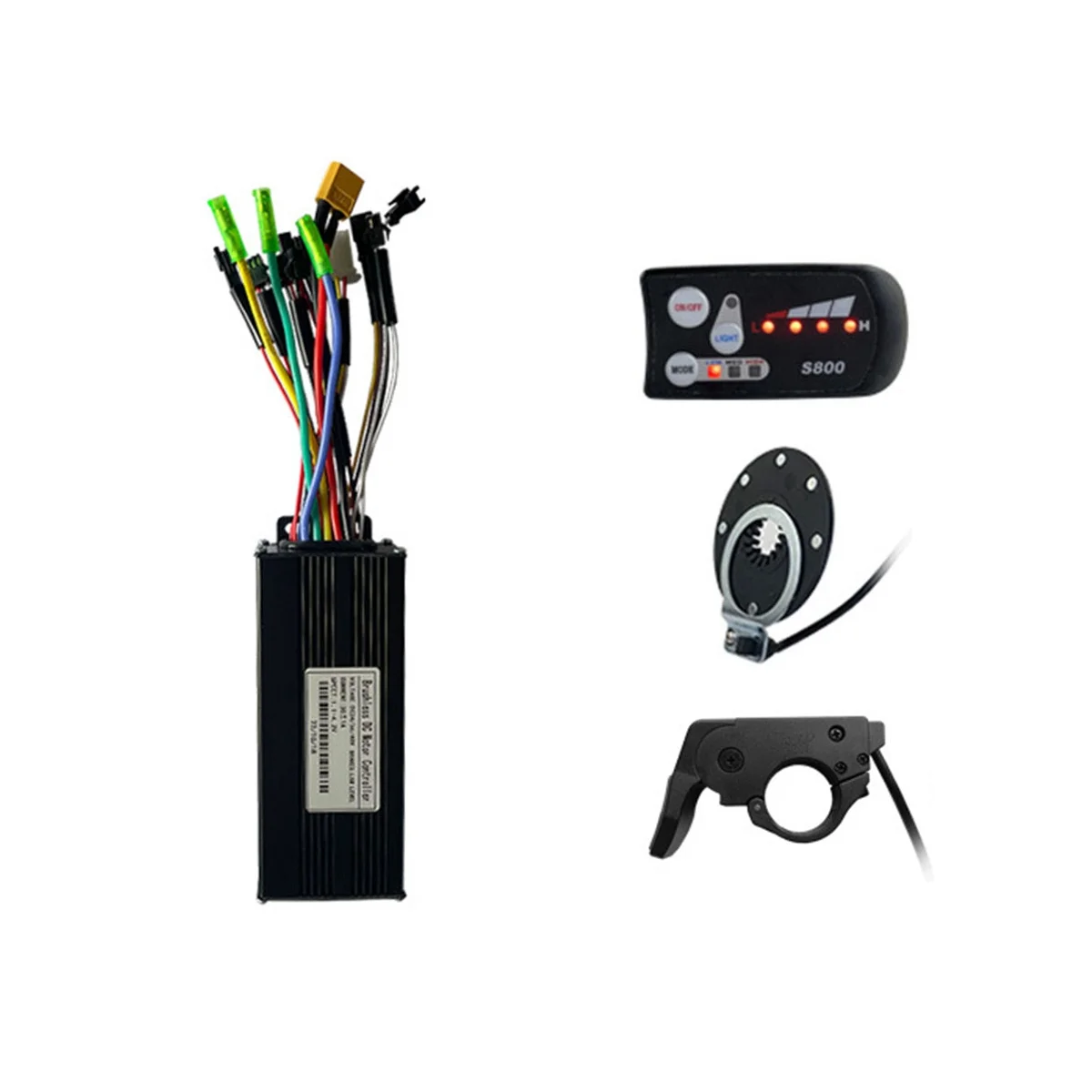 

Electric Bike Controller 36V 48V 750W1000W Ebike Accessories 30A Sine Wave Three-Mode Controller E-Scooter Accelerator