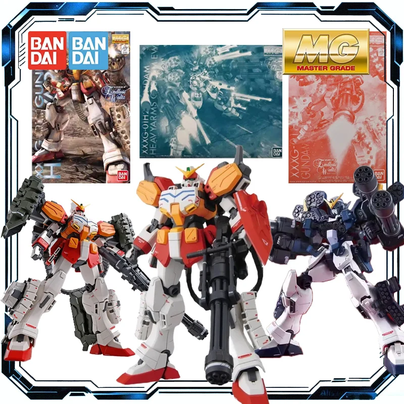 

Bandai Original MG Master Grade Series MG150 EW Heavy Gunner Gundam Anime Assemble Assembly Figures Model Toys Collectible Model