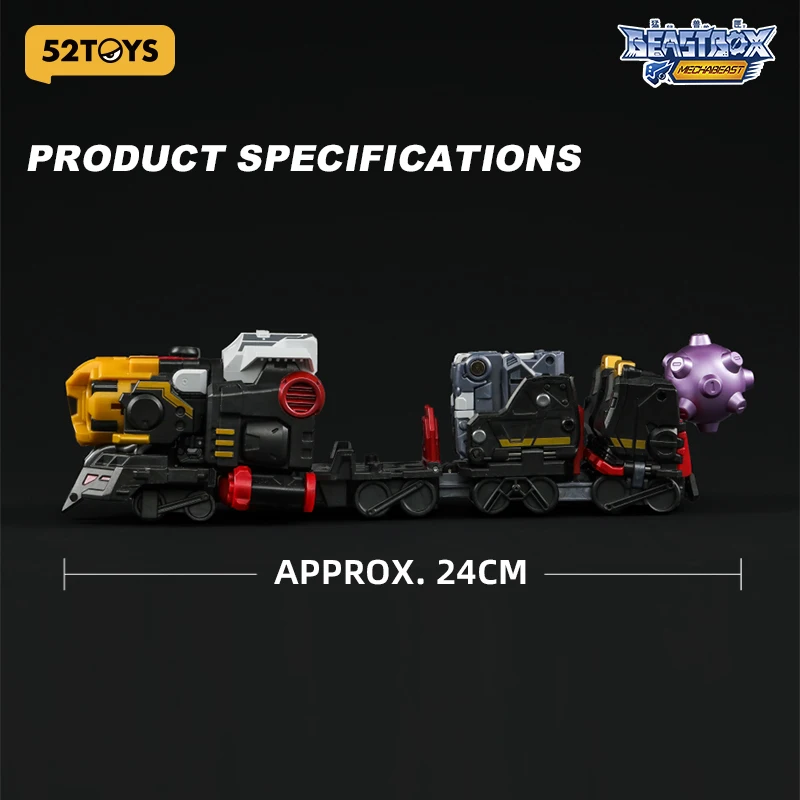 52TOYS MECHABEAST BMM-01 PSYCHOTRAIN Deformation Robot, Converting in Mecha and Cube, Action Figure, Collectible Gift