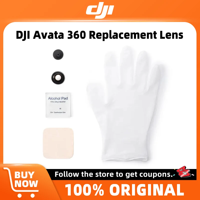 DJI Avata 360 Ersatzobjektiv. Kann verwendet werden, um zerkratzte äußere Kameraobjektive durch Stöße und Schläge zu ersetzen.