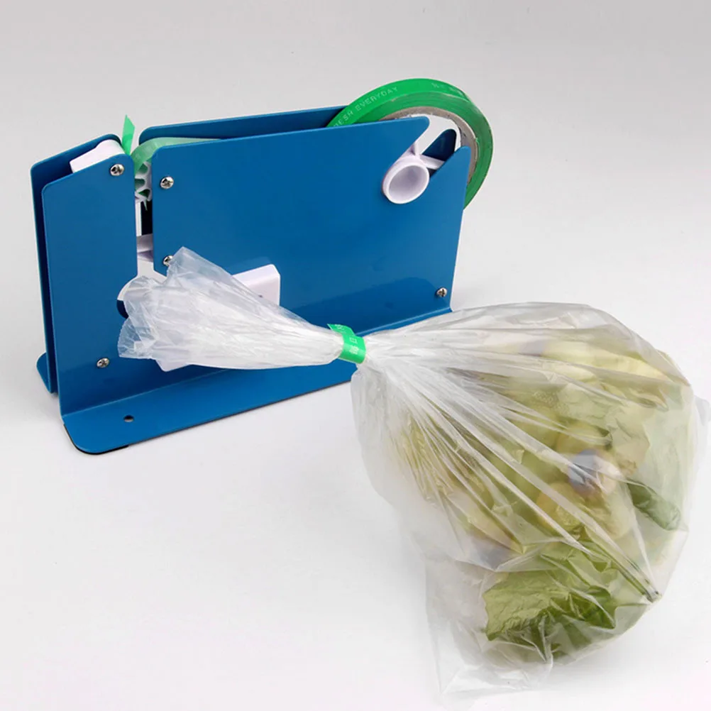 

9 pcs Tape Cutter Dispenser Mini Bag Sealing Machine Rust-Proof Blade Food Packing Sealer Plastic Bag Sealing Equipment