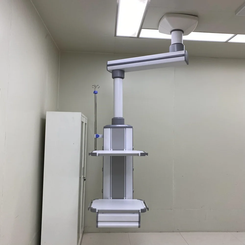 Electric Ceiling-Mounted Class I Medical Gas Pendant For Surgical Equipment In Hospital Towers