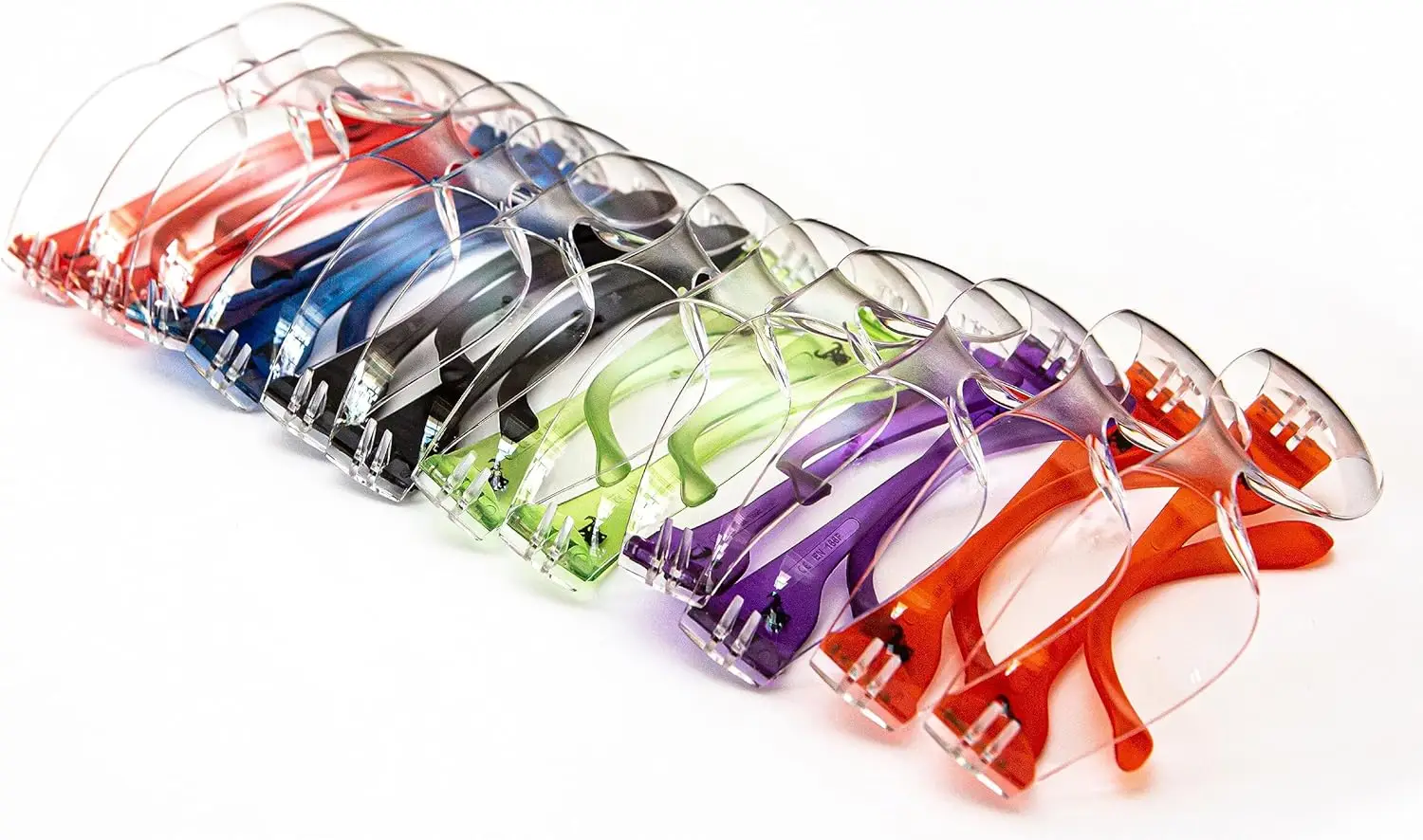 

Safety Glasses with Anti-Fog Lens, UV400 Protection, Adjustable, 6/12 Pack for Work and Home