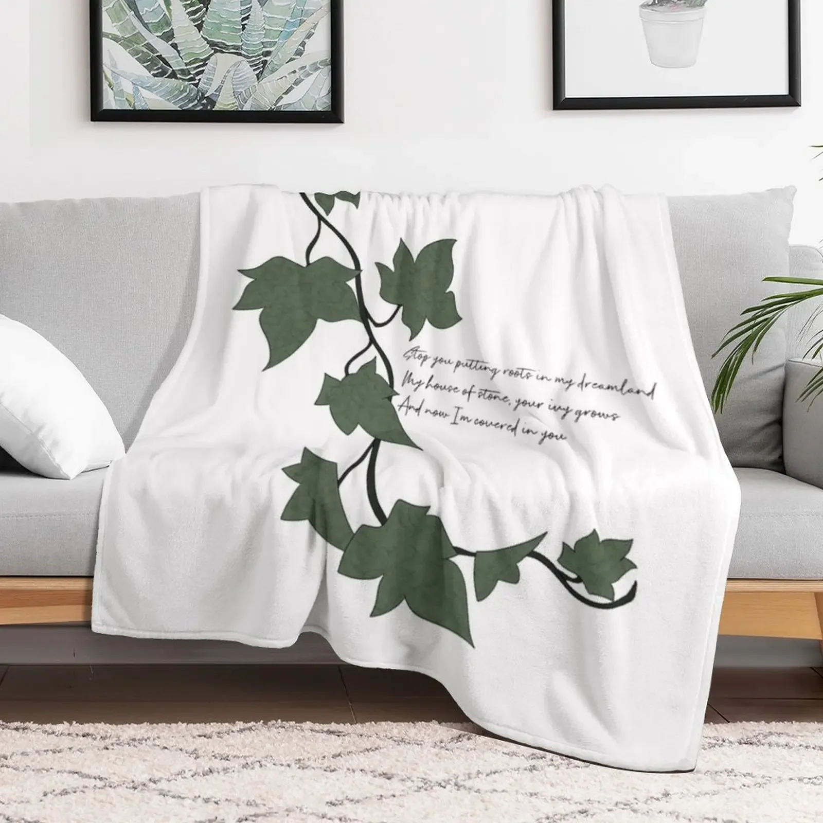 Evermore - Ivy Throw Blanket Decorative Sofa Retros Blankets