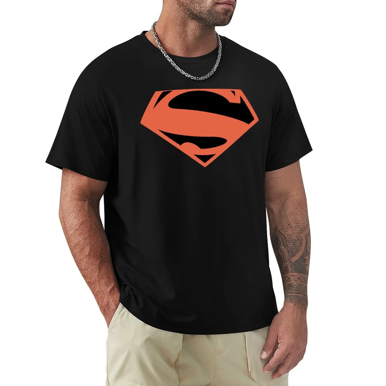

Superhero Retro Large Comic Book Logo Shield T-Shirt shirts graphic tee man t shirt oversized graphic tee mens plain t shirts