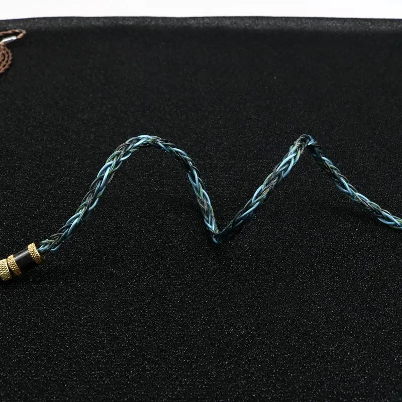 XINHS HS005 8-core mixed color single crystal copper+silver plated copper+graphene+alloy copper HIFI headphone cable