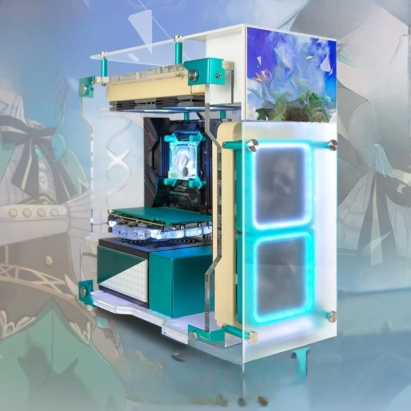 i7 12700K/3070 split water-cooled computer desktop host e-sports game desktop computer host