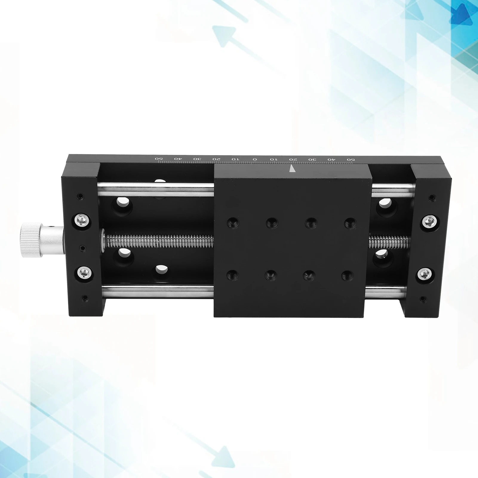 X انزلاق المرحلة مقبض نوع غرامة ضبط دليل التشذيب الجدول SP80A-DB80 80x80 مللي متر X دليل التشذيب X انزلاق المرحلة