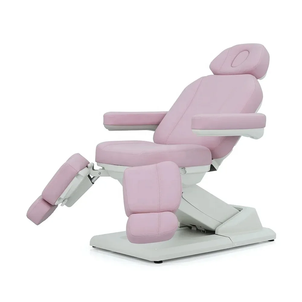 peiqiSpa Salon Furniture Esthetician Bed Facial Aesthetic Podiatry Tattoo Pedicure Chair cosmeti 3 Electric Motors Pink beaut