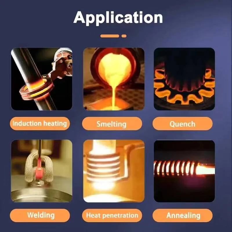 Heißer Verkauf Tragbare Induktion Schweißen Ausrüstung Heizung Maschine Handheld Mit Weichen Kabel Für Metall Rohre Löten