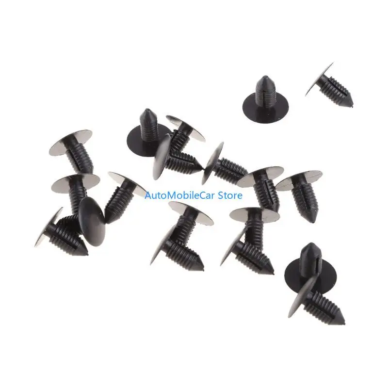 G8TE 20 x Car Bumper for Fender Plastic Rivets 10mm Hole Black Fasteners for New