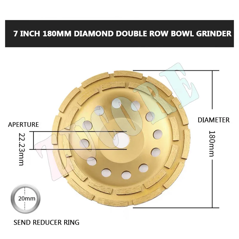 100-230MM diamond disc angle grinder granite stone polishing concrete emery