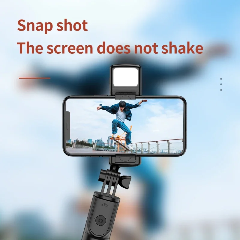 COOL DIER Selfie Tripod Bluetooth Wireless Extendable Portable Stand With Selfie Stick Fill Light Remote shutter For Smartphone