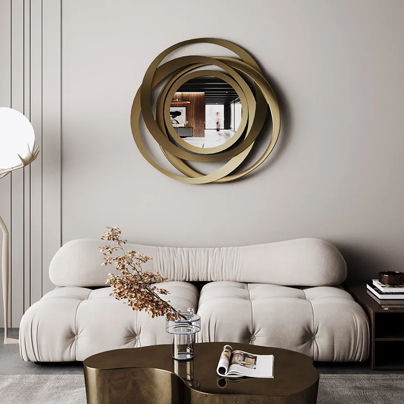 Living room wall decoration creative three-dimensional light luxury pendant bedroom bedside pendant dining room wall decoration