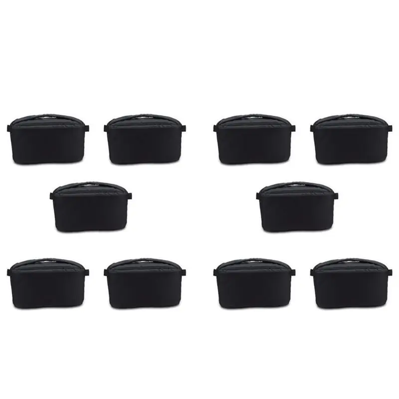 QWE-10X Universal Insert Partition Padded Camera Bag Shockproof Sleeve Cover For Dslr Slr Camera(Black)
