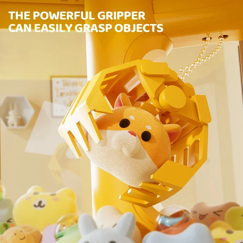 آلة مخلب صغيرة لعب للأطفال الصيد أفخم دمية محشوة لعب الاطفال مخلب ممر رافعة آلة لعبة تفاعلية هدية الكريسماس #4