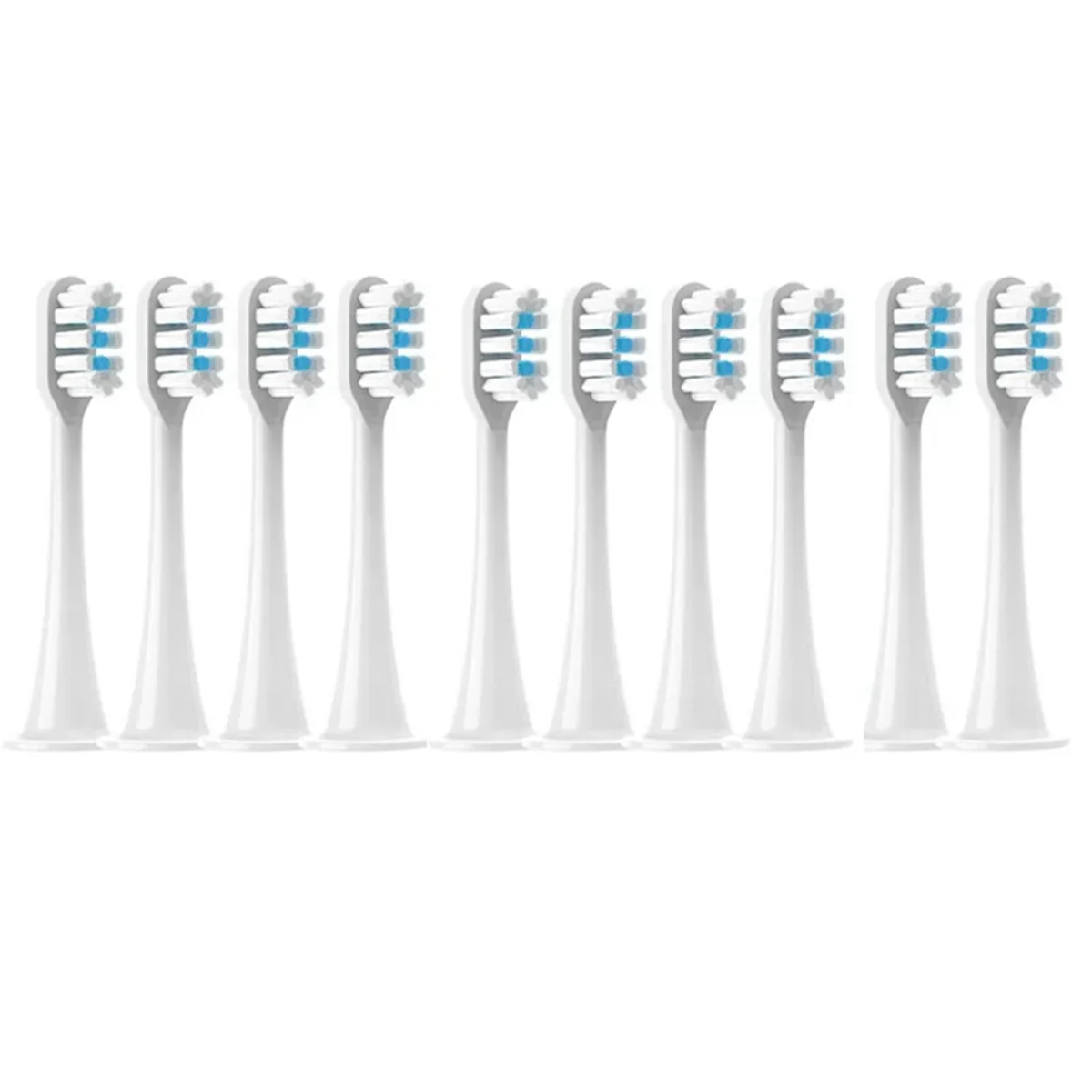 Replacement Brush Heads for Xiaomi MijiaT300/T500 Electric Toothbrush Soft Bristle Nozzles with Caps Sealed Package,A