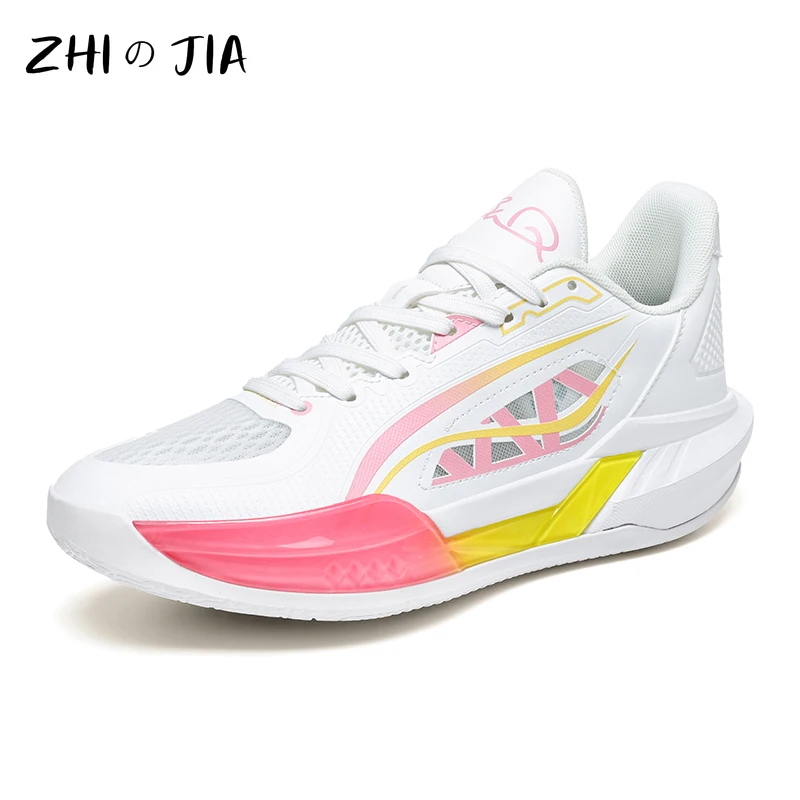 

Летние высококачественные новые баскетбольные кроссовки, мужские модные кроссовки, уличные дышащие нескользящие кроссовки с сеткой, размеры 36-45