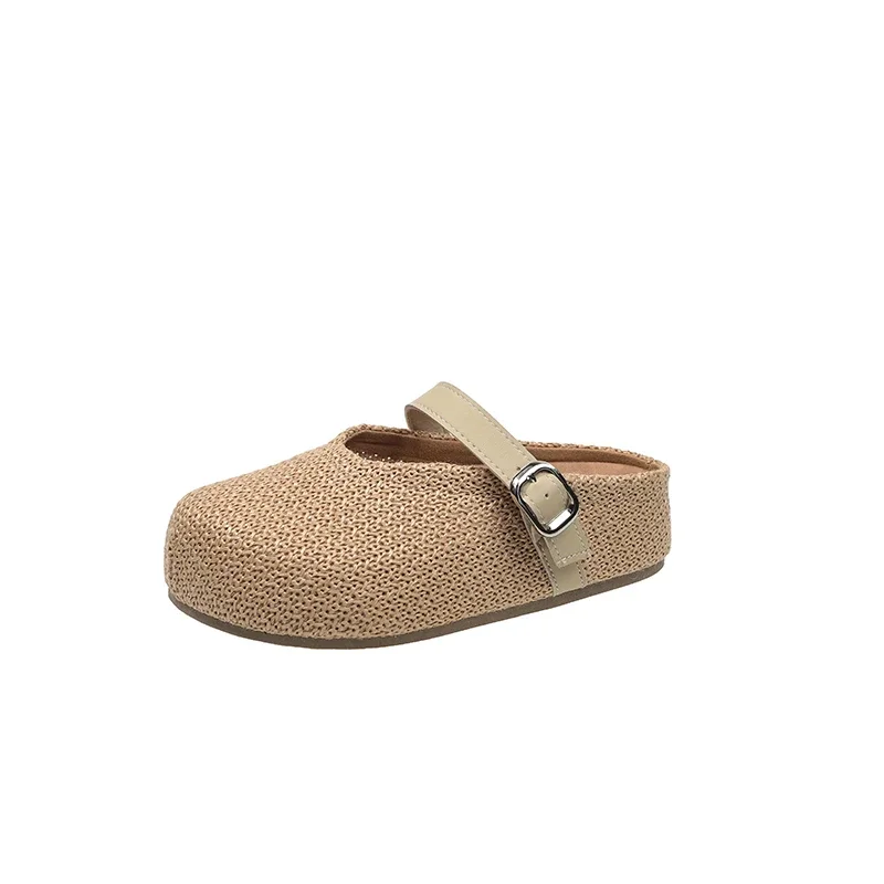 Foot Pressure Relief Women Summer Slippers Flat Cushion Anti Slip Sole Relieve Fatigue Long Standing Wear Shoes