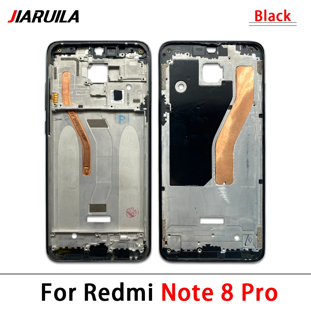 New For Xiaomi Redmi Note 7 8 9s Pro Front Housing LCD Frame Screen Bezel Holder Replacement Parts