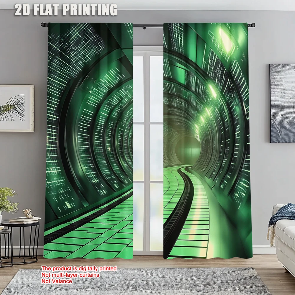 

2pc, Curtain Spaceship Hallway Durable Polyester,Without Electricity Spring Party & Holiday Decor Applies to Holiday Parties,