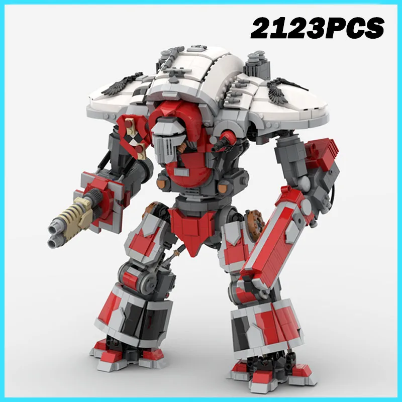 

2123 детали, НОВИНКА, Имперский рыцарь, космический морпех, механический костюм, популярные игры, битва молотами, модель 40K, конструктор MOC, строительные блоки, игрушка, подарок для мальчиков и детей