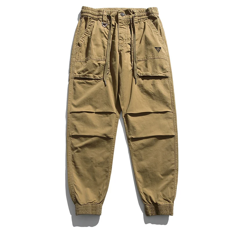 

Style Mens Clothing Safari Baggy Hip Hop Ribbon Techwear Joggers Cargo Male Oversize Trousers Streetwear Casual Wide Leg Pants