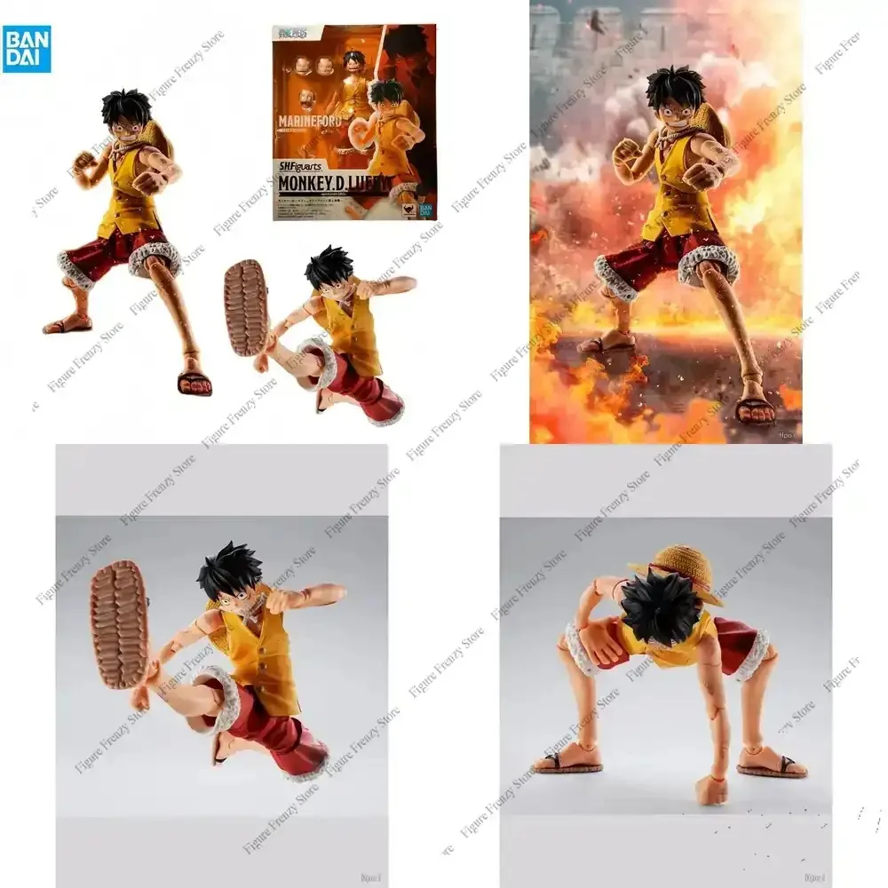 

Special Offer for Bandai S.H.Figuarts One Piece Monkey D. Luffy Marineford Battle Action Figure Movable Collectible PVC Model