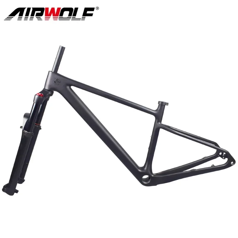 

Airwolf 29ER Hardtail Mountain Bike Frame T1000 Full Toray Carbon Boost 148*12 Rear Space 110*15 Thru Axle Full Suspension Fork