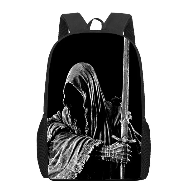 Sac à dos Horror Grim Reaper pour garçons et filles, sac à dos pour enfants, sac à livres pour enfants, sac à dos pour adolescents, sac à dos décontracté lancé, 03