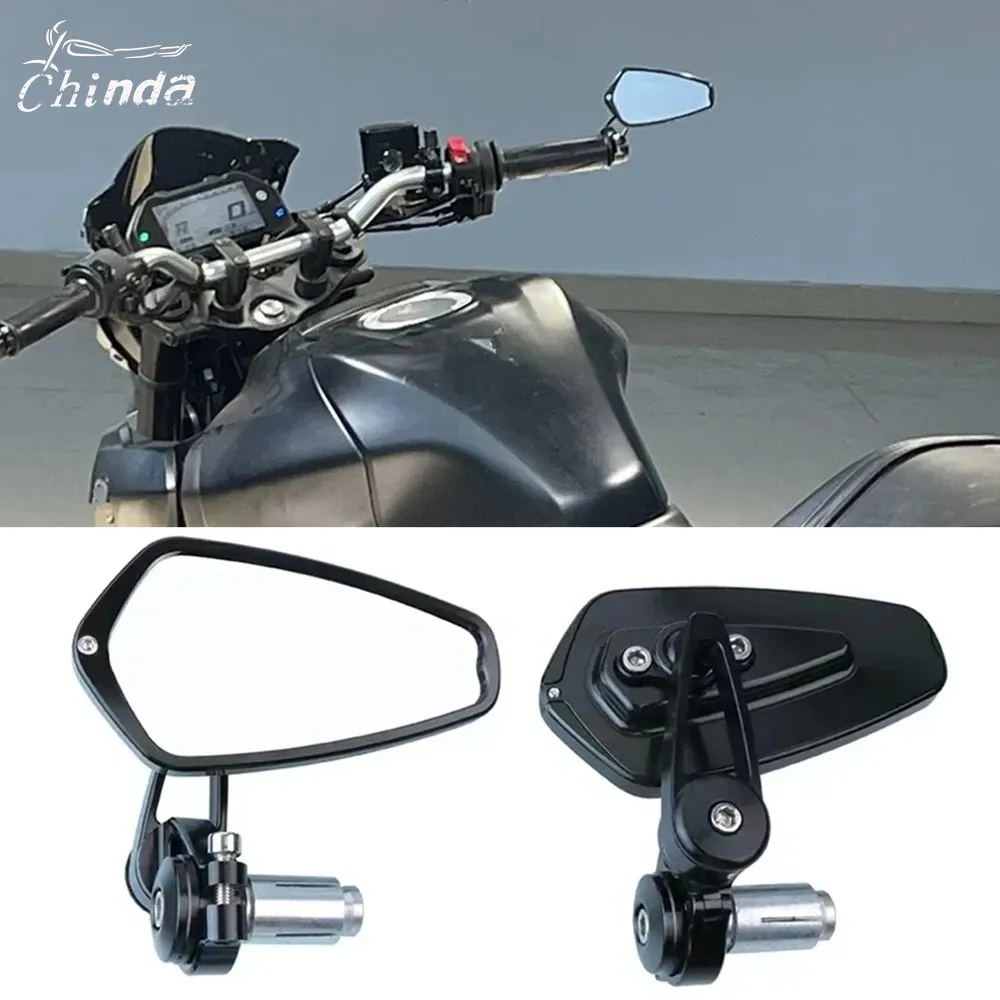 

Motorbike Bar End Mirror Handlebar Mirror For Yamaha MT07 MT09 MT10 XSR700 XSR900 XJ6 TDM TMAX XMAX SMAX FZ1 FZ6 FZ07 FZ09 FZ10