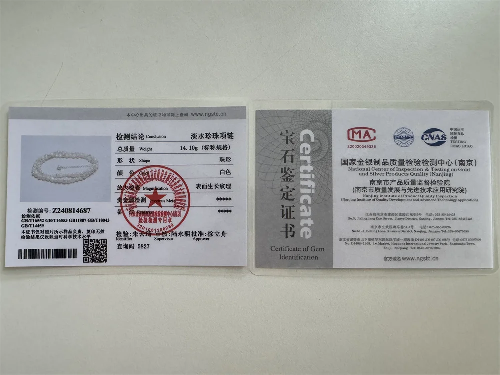 Perle d'acqua dolce naturali Collana a forma barocca leggera su due lati Catena in argento sterling S925 Gioielli di moda Regali caldi per le donne